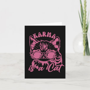 Carte Chat Amoureux des chats Mignonne Est Karma