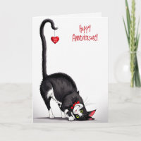Chat Anniversaire Au Coeur Dangereux