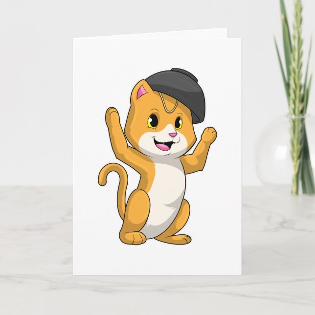 Carte Chat avec Ramen Bowl (Devant)