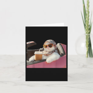Carte Chat Conduire Mème Rage Me Consomme Humour Silly