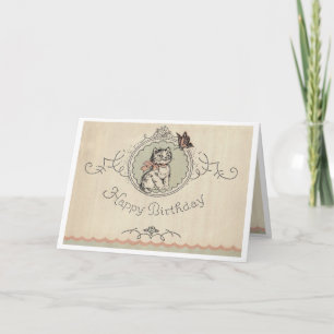 Carte Chat d'anniversaire !