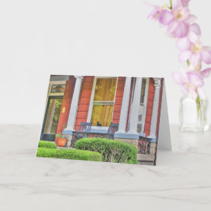 Carte Chat dans une fenêtre