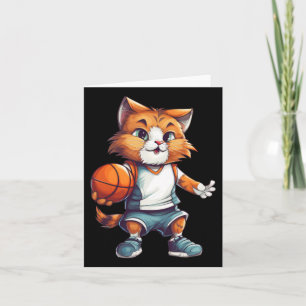 Carte Chat de basketball