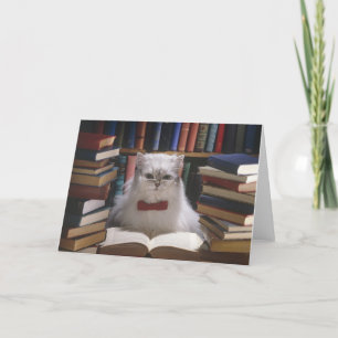 Carte Chat de graduation intelligent