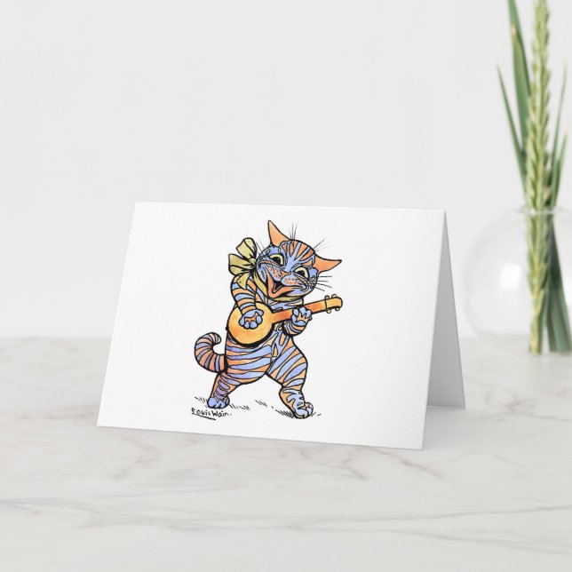 Carte : Chat de Louis Wain (Devant)
