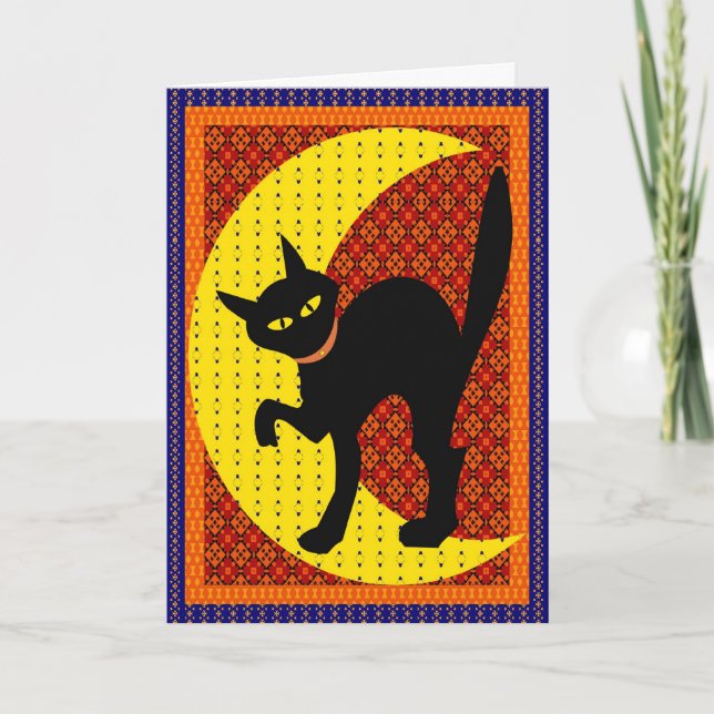 Carte Chat de lune (Devant)