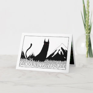 Carte Chat de Noël islandais