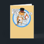 Carte Chat drôle et oiseau Magique Trick Anniversaire<br><div class="desc">Cette drôle de carte d'anniversaire présente un chat se préparant à effectuer un tour de magie avec un oiseau volontaire du nom de Trevor. Eh bien,  "volontaire" n'est peut-être pas tout à fait exact. © 2015 Chuck Ingwersen</div>