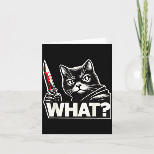 Carte Chat Drôle Quelle Halloween Humoristique Chat Noir