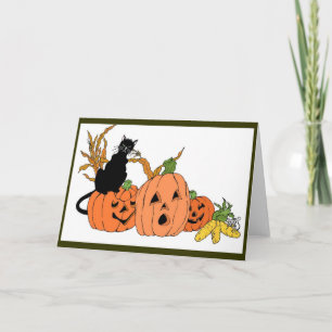 Carte Chat éffrayante