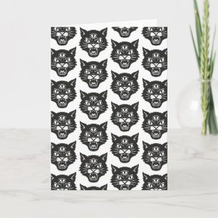 Carte Chat en colère