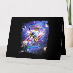 Carte Chat Espace Laser Oeil Kittens Chats Avec Lasers V