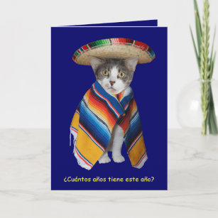 Cartes De Vœux Espagnol Drole Zazzle Fr