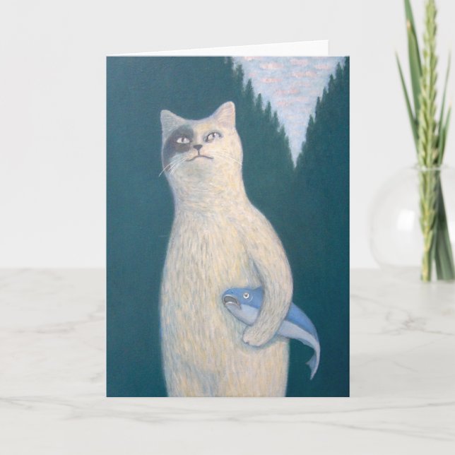 Carte Chat Fish Friends (Devant)