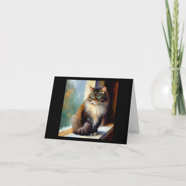 Carte Chat forestier norvégien (Devant)