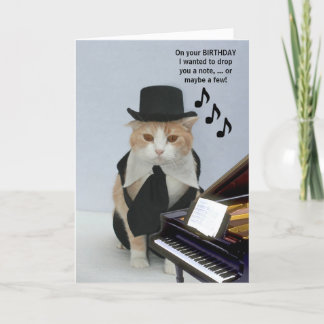 Carte Chat Funny personnalisable