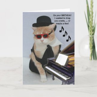 Carte Chat Funny personnalisable