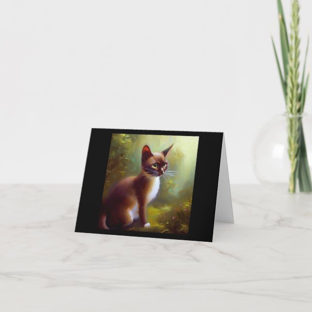 Carte Chat javanais (Devant)