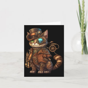 Carte Chat Kitty Kitty Steampunk