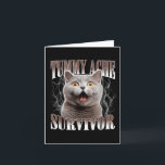 Carte Chat Mème Citation Drôle Survivant Mal Au Ventre C<br><div class="desc">Chat Mème Citation Drôle Survivant Mal Au Ventre Chat Chaton</div>