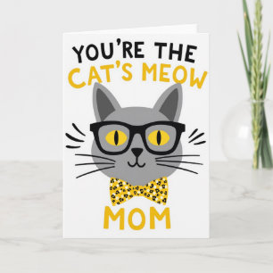 Carte Chat Miaule Pour Ma Maman Incroyable
