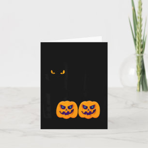 Carte Chat Noir Boo Halloween