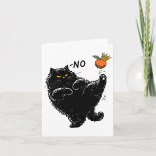 Carte Chat Noir Pas de rois en Amérique Nous le peuple P