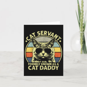 Carte Chat Papa Chemise Pour Hommes Drôle Chat Papa Fête