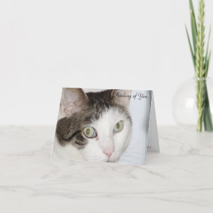 Carte Chat - Penser à vous