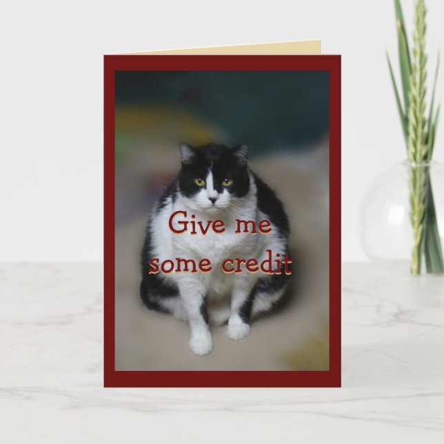 Carte Chat, personnaliser maximum de fv- pour toute (Devant)