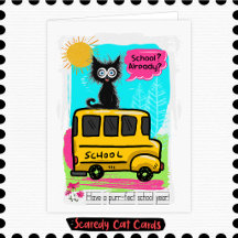 Chat Peureux Nouvelle Année Scolaire