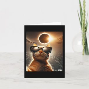 Carte Chat Prendre Un Selfie Avec Solaire 2024 Eclipse W