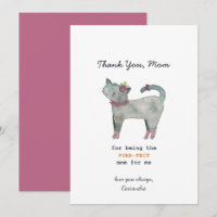 Chat Pun Purrfect Fête des Mères