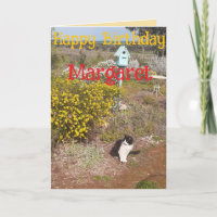 Chat Smoking Mignon Rouge Jaune Anniversaire Nom d