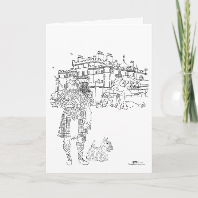 Carte Château de Culzean Ecosse (Devant)