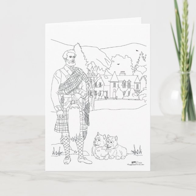 Carte Château de Dalmunzie (Devant)