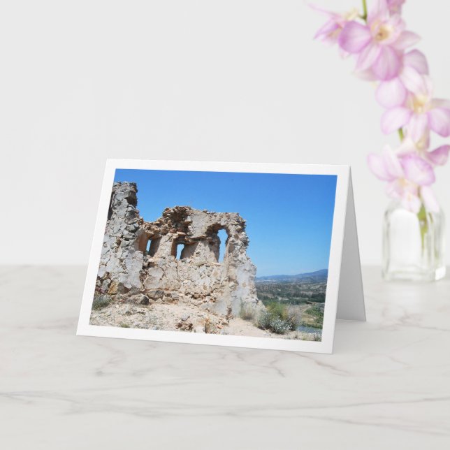 Carte Château de Domeño à Domeño Viejo, Valence, Espagne (Orchidée)