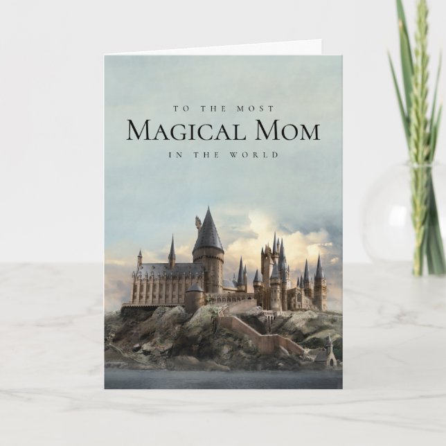 Carte Château de Poudlard Harry Potter pour la fête des  (Devant)