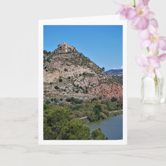 Carte Château de Vieux Domeño, Valence, Espagne (Orchidée)