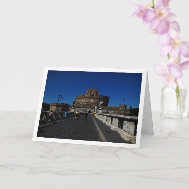 Carte Château Saint-Ange, Rome, Italie (Orchidée)