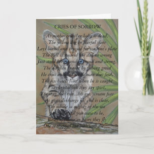 Carte chaton cougar chaton grand chat peinture de la fau