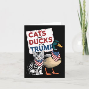 Carte Chatons Et Canards Pour Trump Chats Et Canards Pou