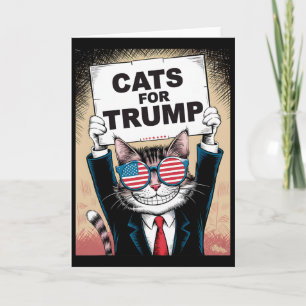 Carte Chatons Et Canards Pour Trump Vance 2024 Chats Pou