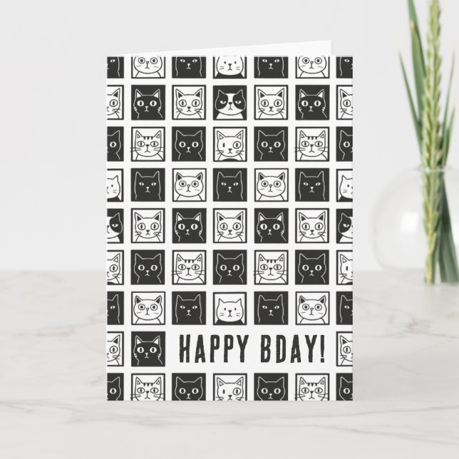 Carte Chats (Devant)