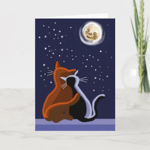 Carte Chats d'amour