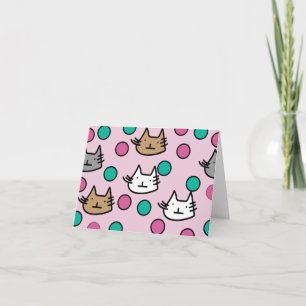 Carte Chats de fête