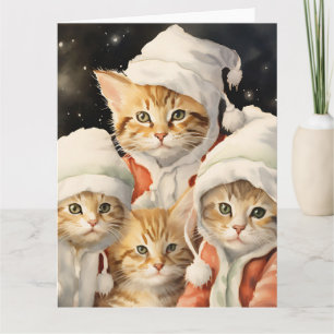 Carte Chats de fête