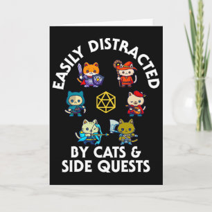 Carte Chats de joueurs de Rpg Quête secondaire Drôle Ner