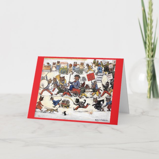Carte Chats de Louis Wain 1 (Devant)