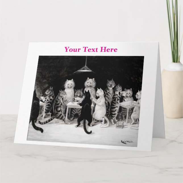 Carte Chats de Louis Wain 3 (Devant)